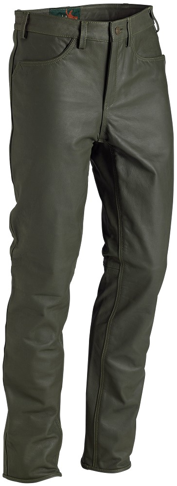La Chasse® Jagd Lederhose aus Büffelleder Damen Jagdhose Jagdlederhose Rindleder - Picture 9 of 9