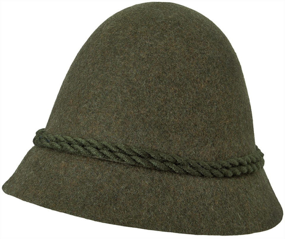 La Chasse® Schinderhannes-Trachtenhut Stopselhut Jagdhut Försterhut oliv & braun - Bild 13 von 13