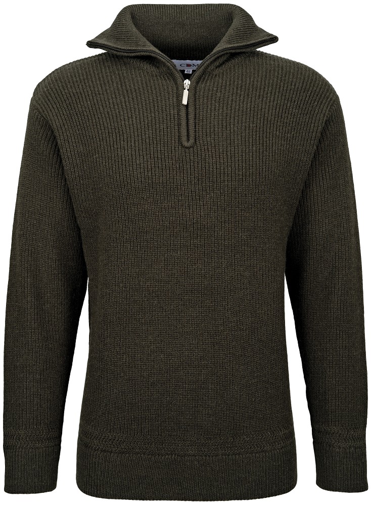 CDM Jagdpullover in Troyerform Strickpullover Ansitzpullover Winterpullover NEU! - Bild 24 von 25